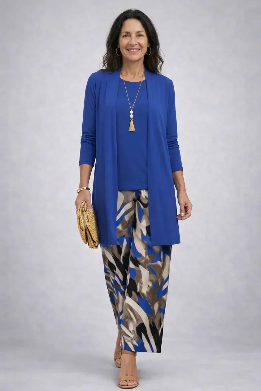 Miriam | Cobalt Blue Three-Piece Set