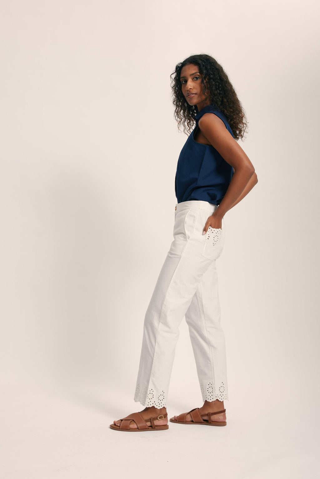 Amery Broderie Trousers