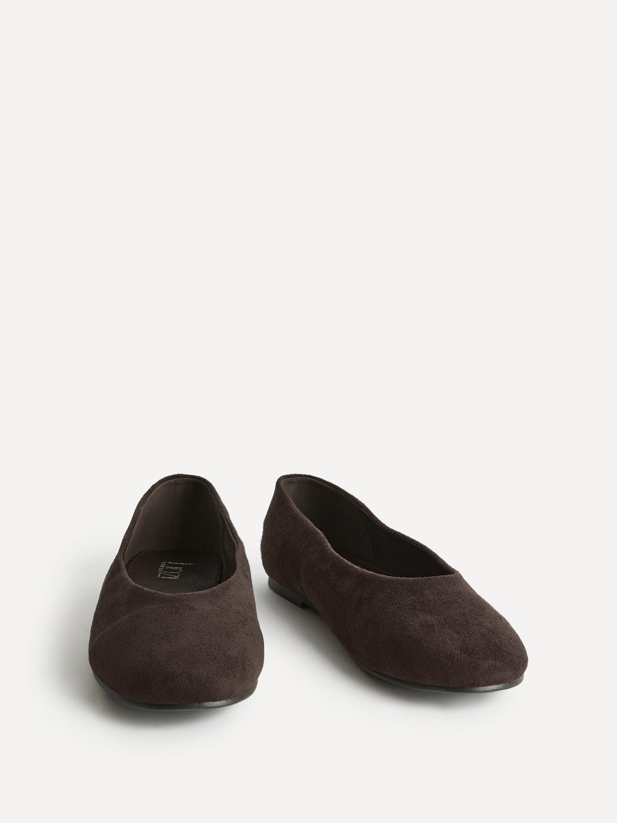 Astra Wide Fit Brown Ballet Flats