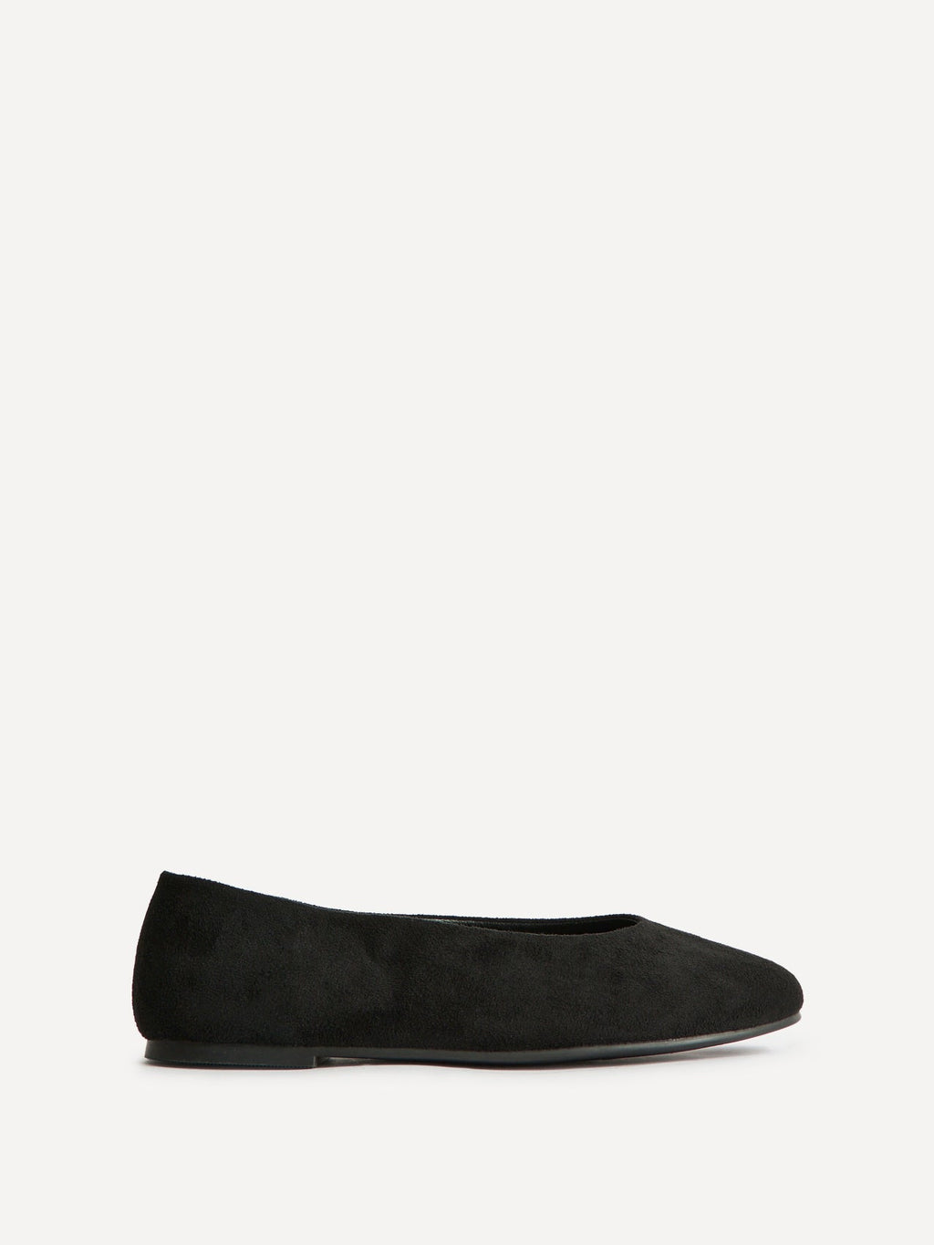 Astra Wide Fit Black Ballet Flats