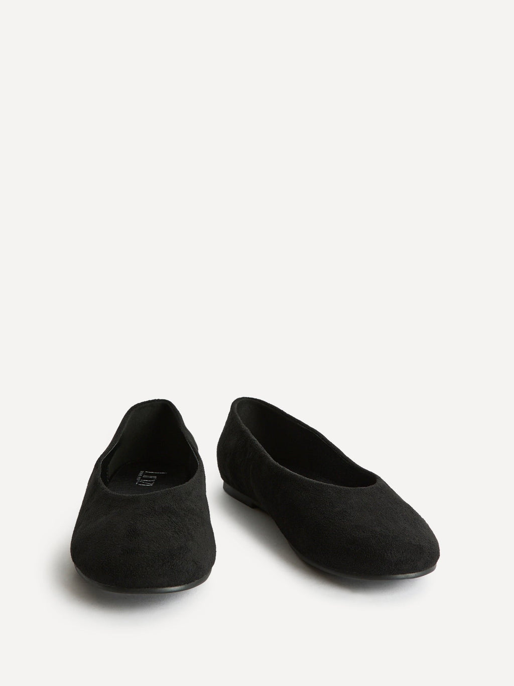 Astra Wide Fit Black Ballet Flats
