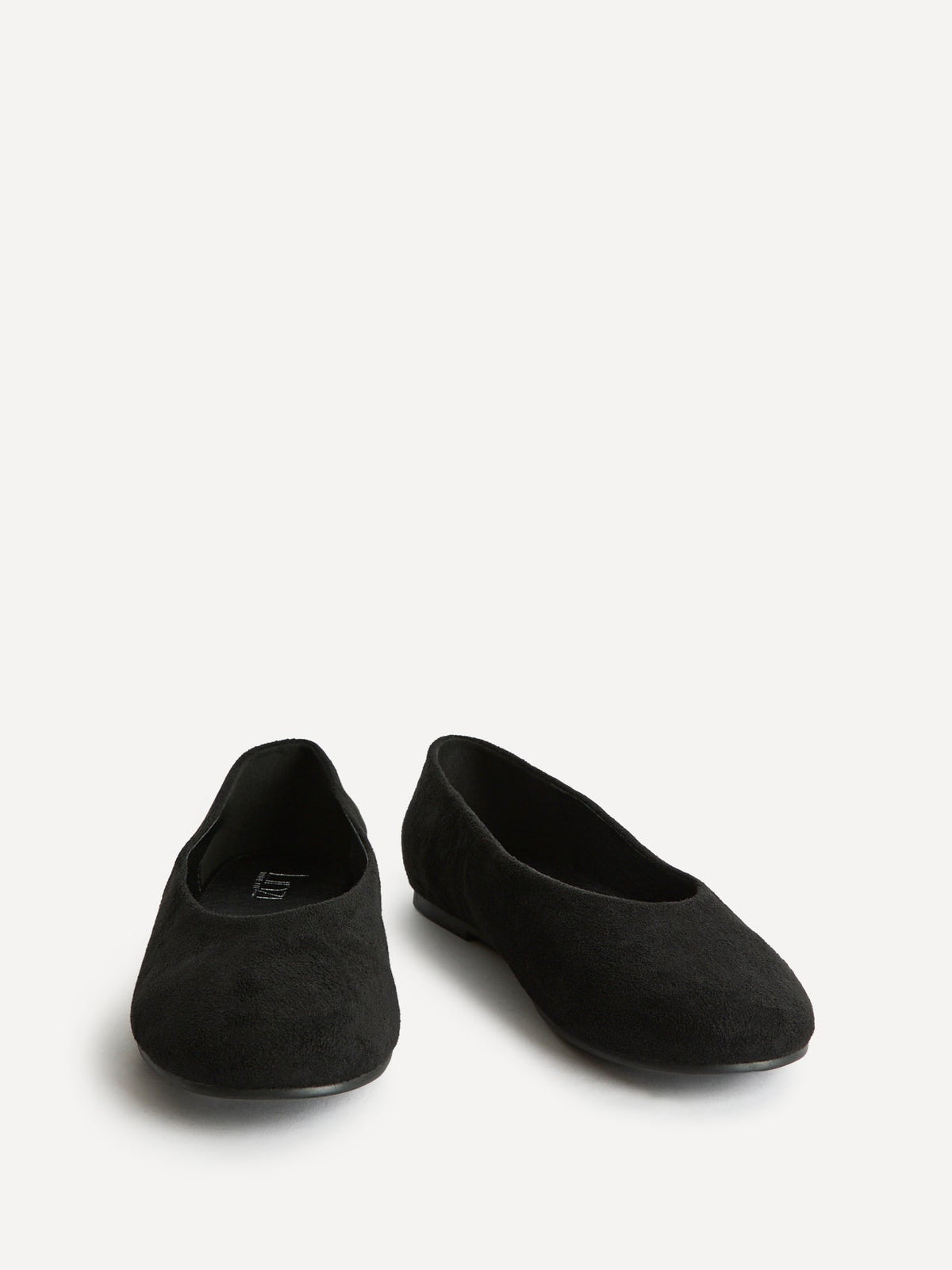 Astra Wide Fit Black Ballet Flats