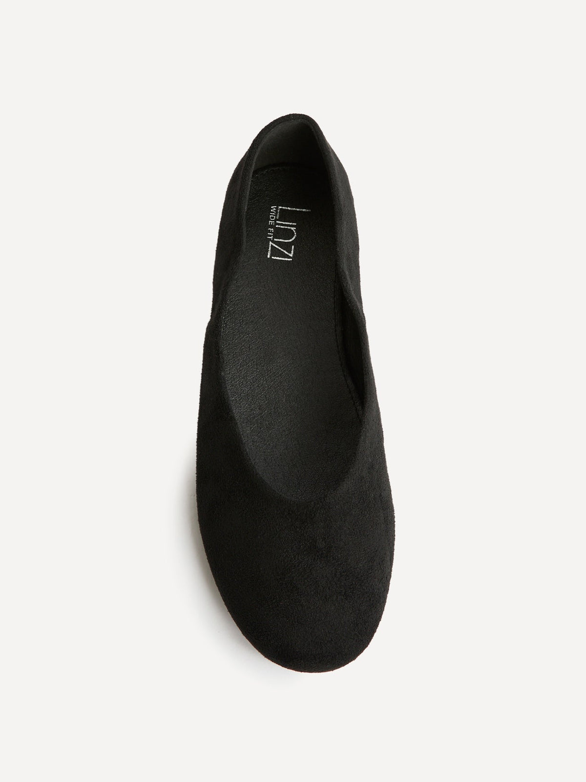 Astra Wide Fit Black Ballet Flats