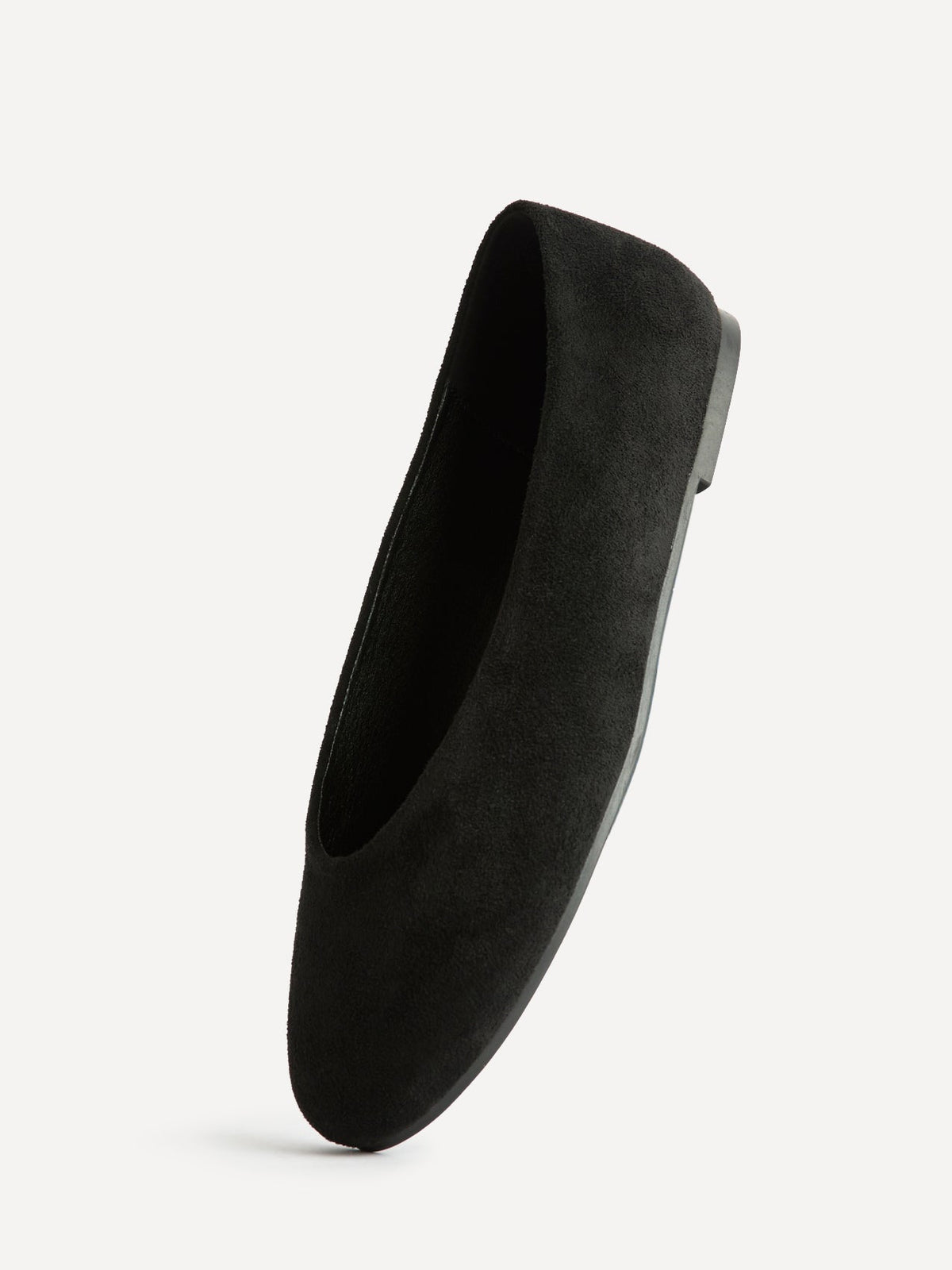 Astra Wide Fit Black Ballet Flats