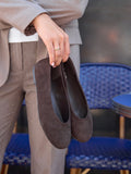 Astra Wide Fit Brown Ballet Flats