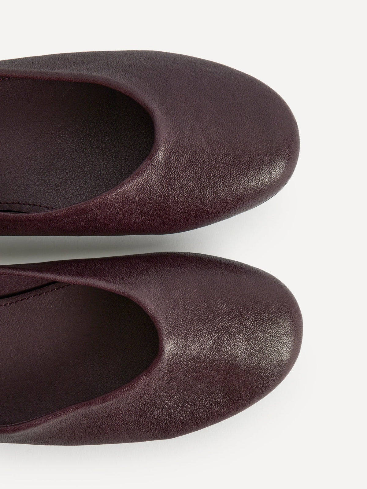 Astra Wide Fit Burgundy Ballet Flats