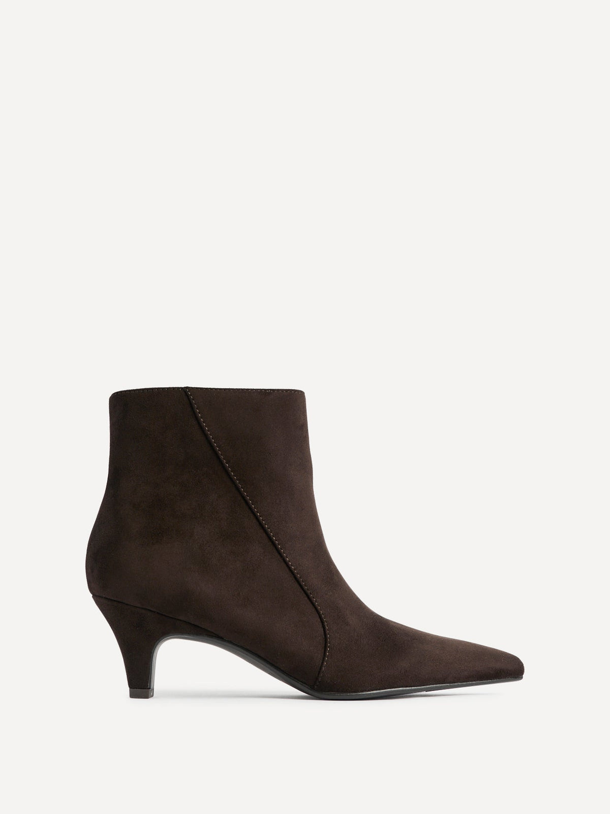 Blaire Brown Faux Suede Ankle Boots