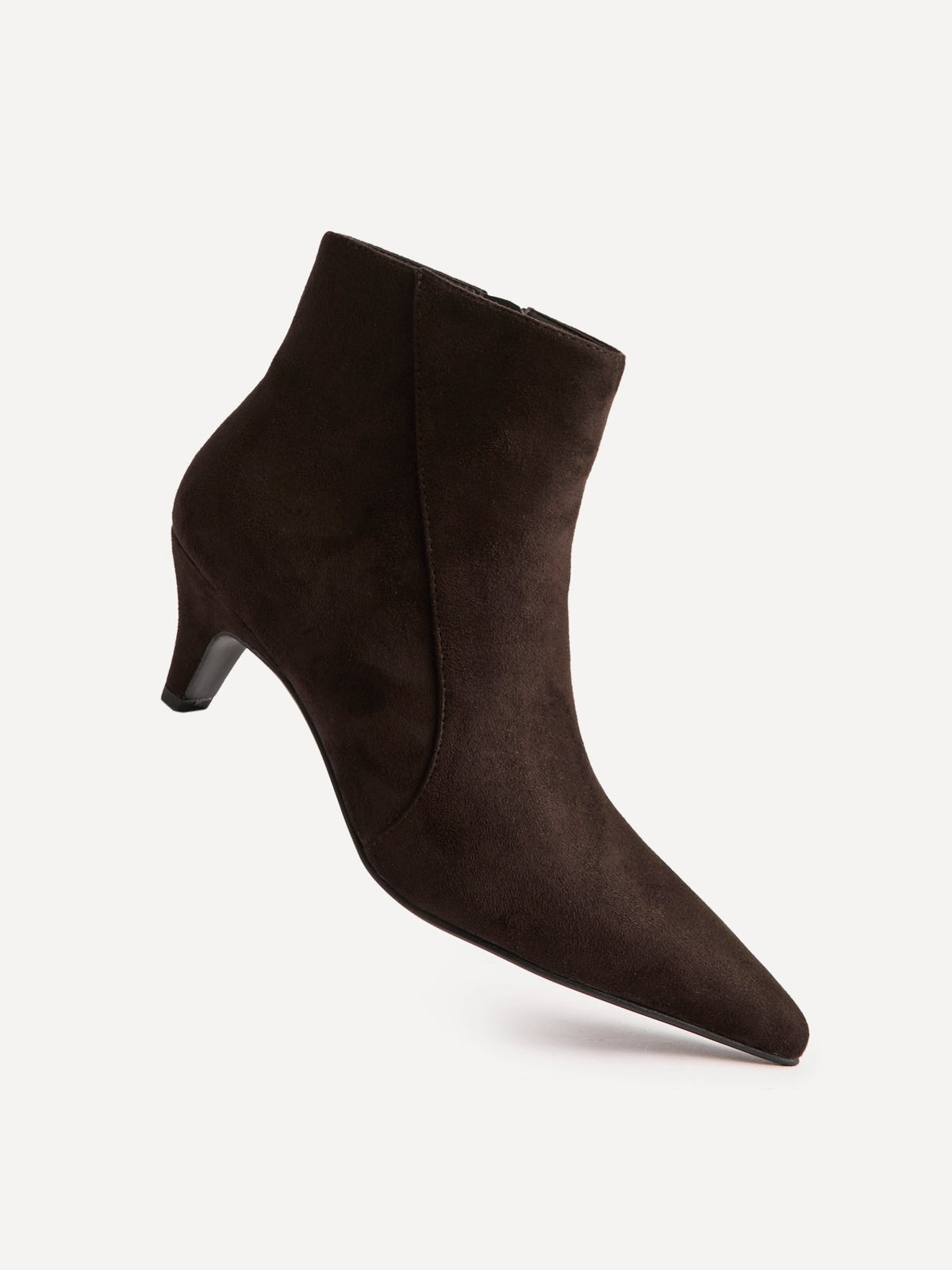 Blaire Brown Faux Suede Ankle Boots