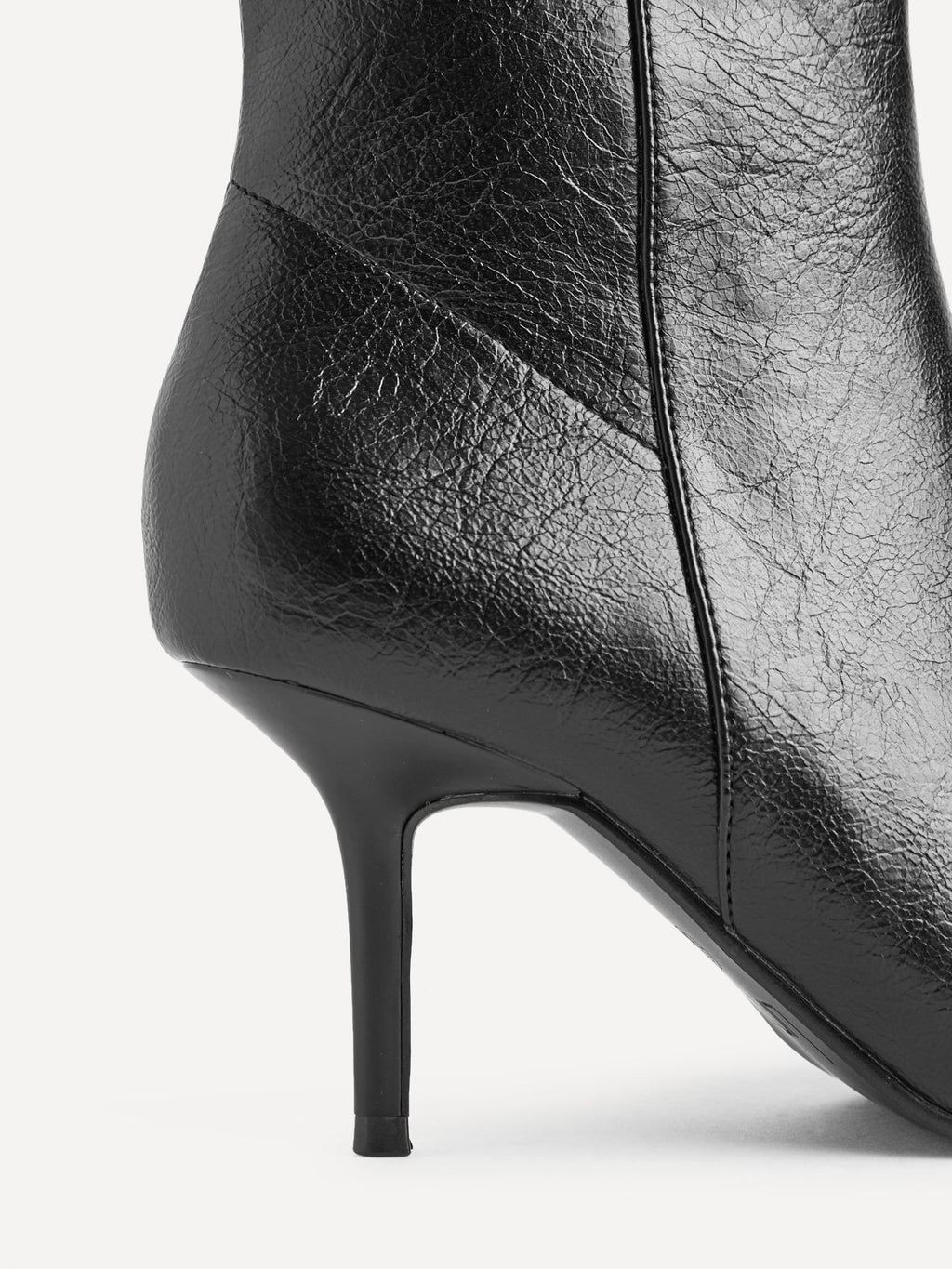 Exhibit Black Stiletto Heel Ankle Boots