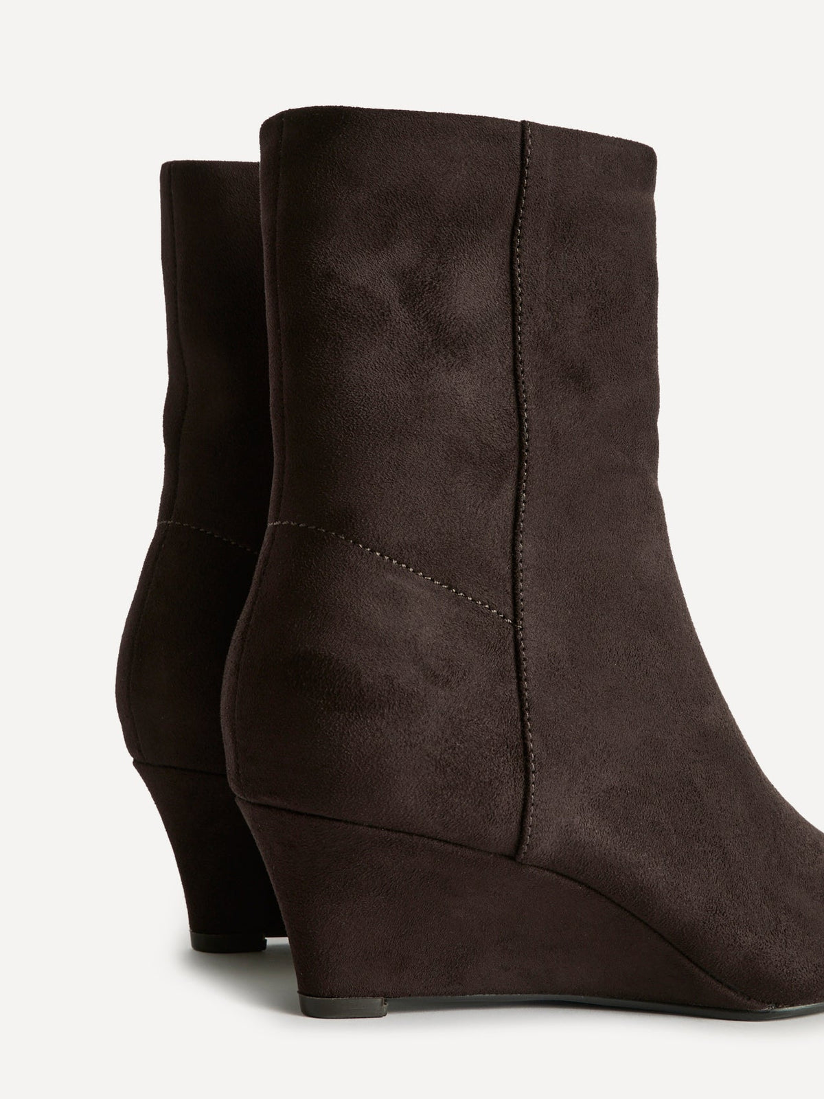 Gallery Brown Faux Suede Ankle Boots