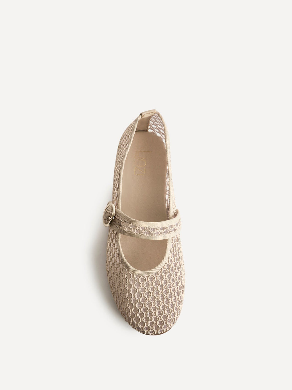 Luma Wide Fit Mocha Mesh Mary Jane Pumps