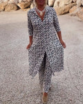 Azure™ | Button-Up Two-Piece Set
