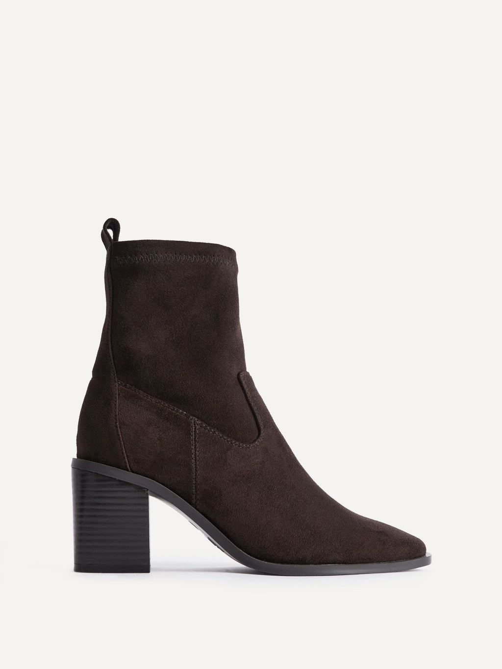 Process Brown Block Heel Ankle Boots