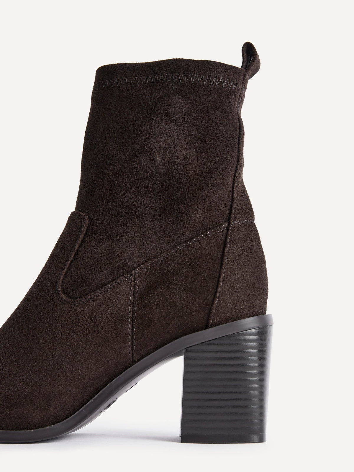 Process Brown Block Heel Ankle Boots