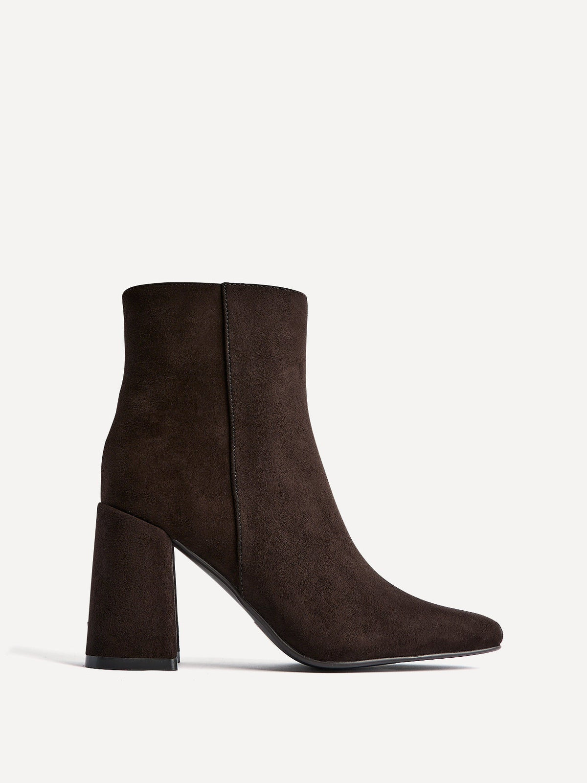 Romy Brown Heeled Ankle Boots
