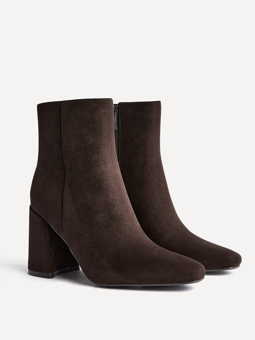 Romy Brown Heeled Ankle Boots
